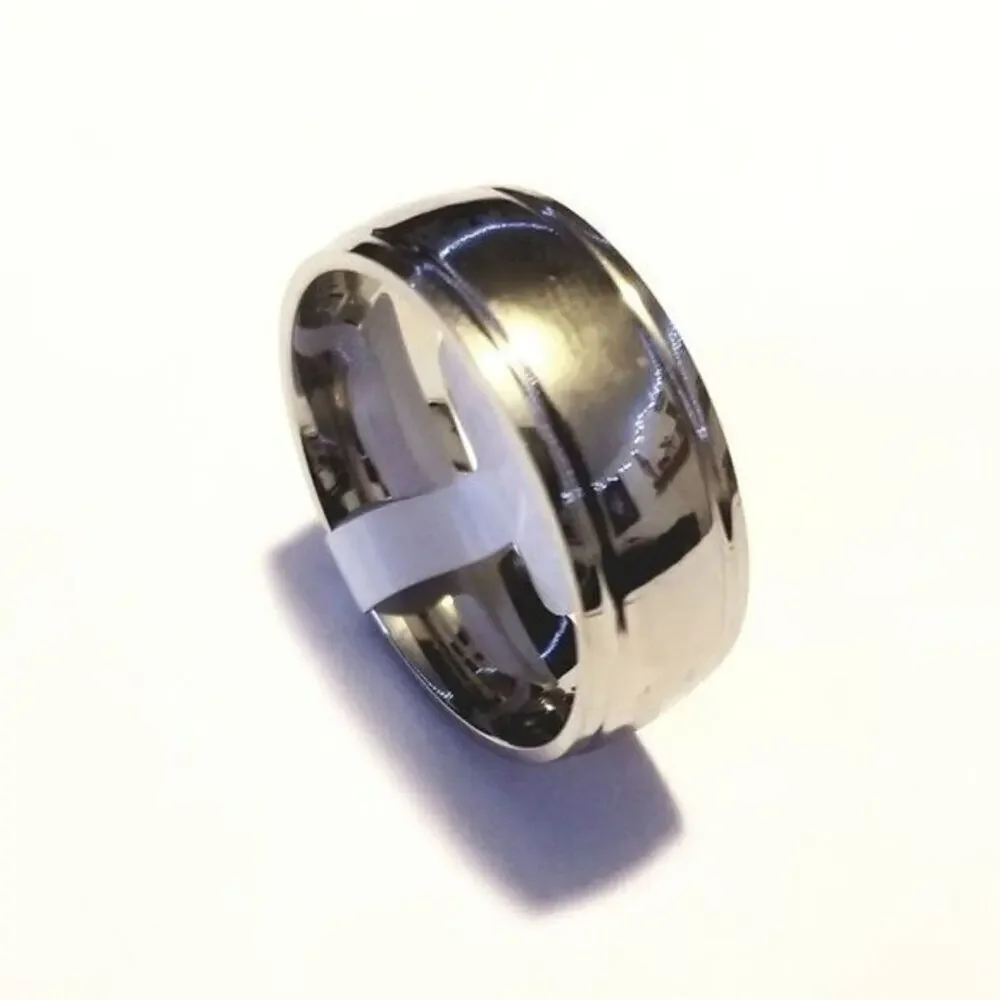New stainless steel ring‎ size 14